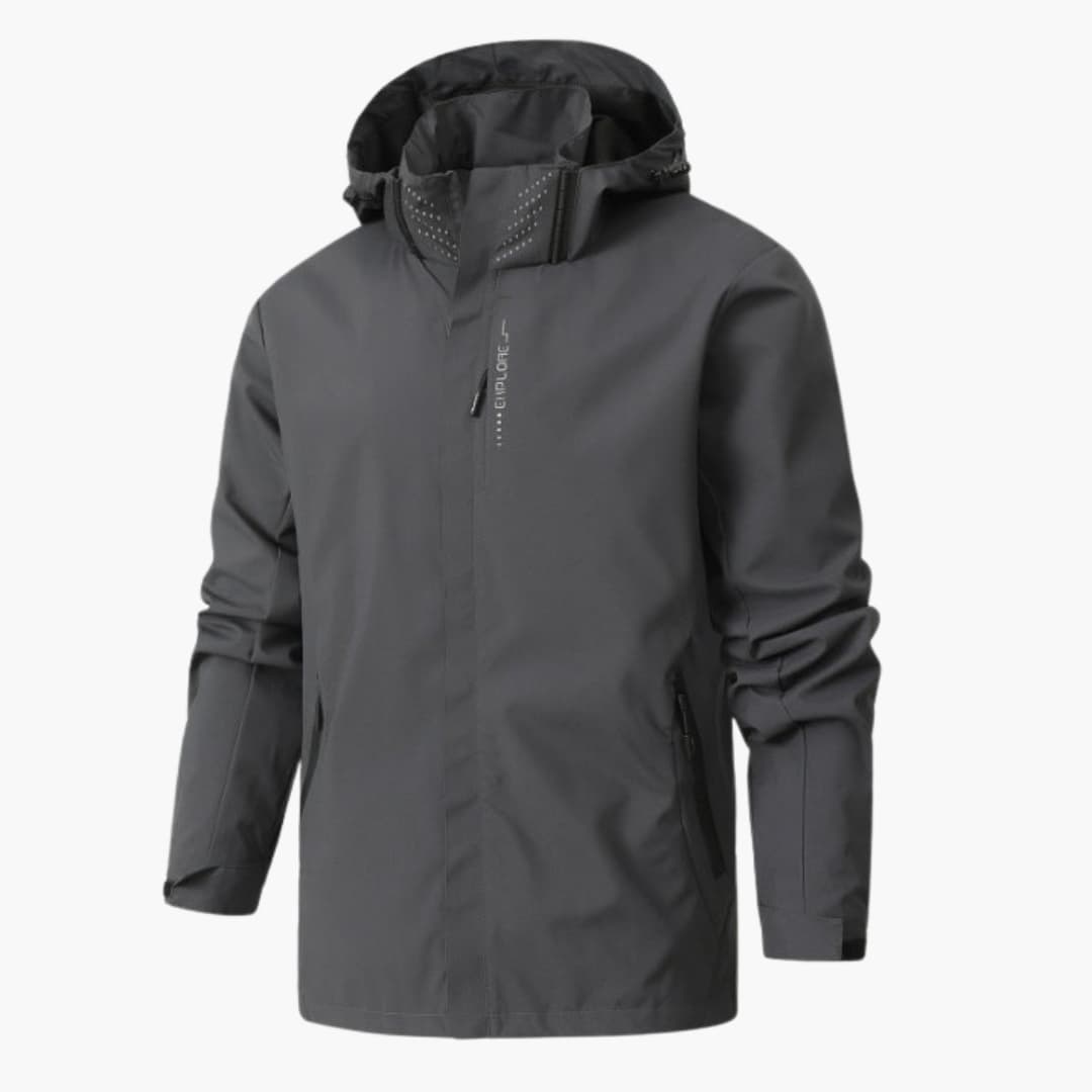 Unisex-Jacke mit hohem Kragen und langen Ärmeln 3