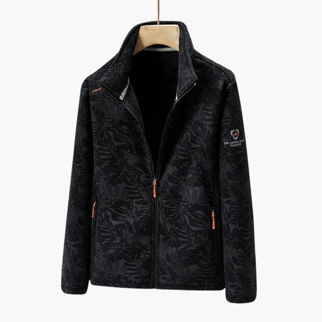 Unisex Jacke mit Reißverschluss und Stehkragen 2