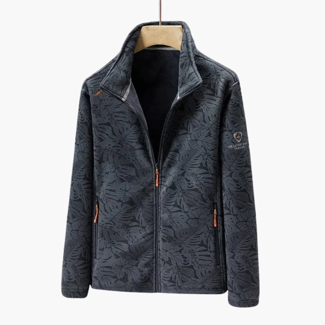 Unisex Jacke mit Reißverschluss und Stehkragen 3