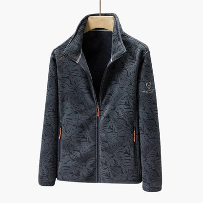 Unisex Jacke mit Reißverschluss und Stehkragen 3
