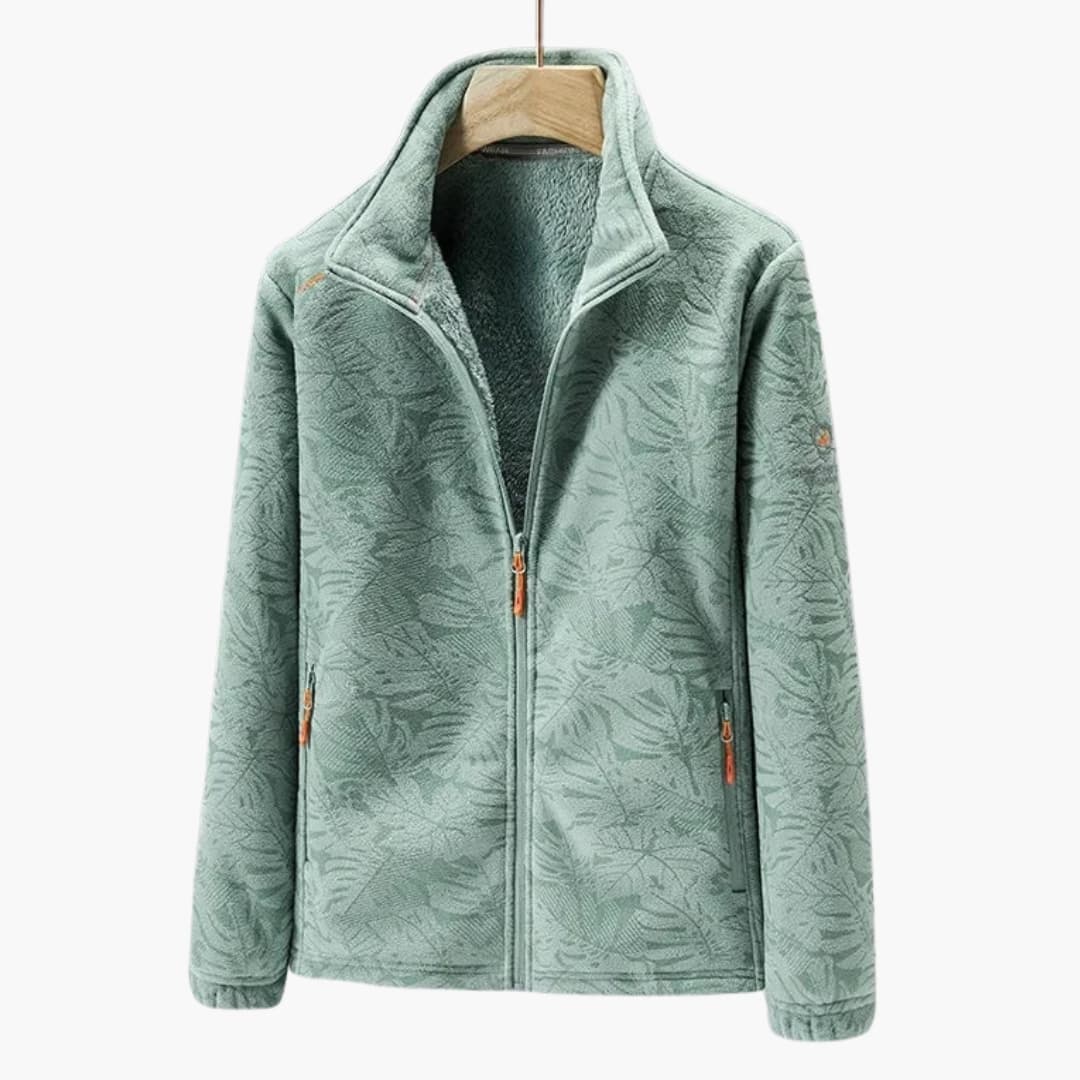 Unisex Jacke mit Reißverschluss und Stehkragen 4