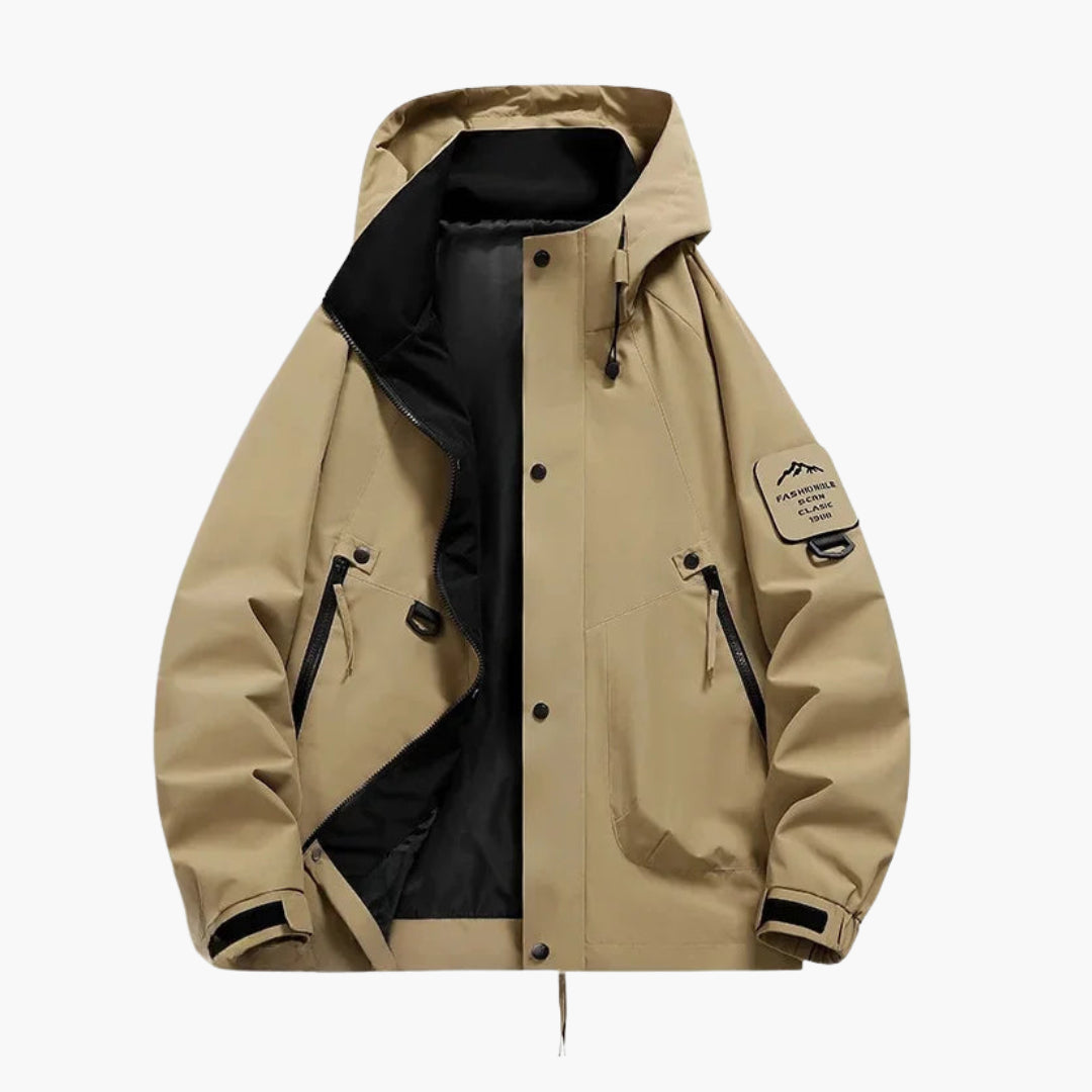 Unisex Kapuzen Skijacke mit verstellbarem Schnitt und langen Ärmeln 6