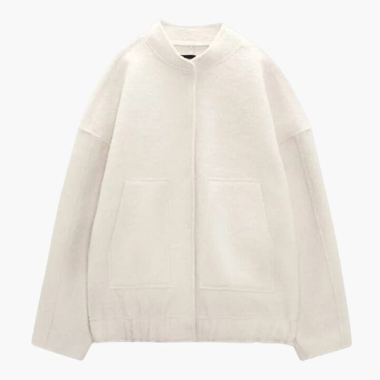Unisex Oversized Jacke mit offener Front 0
