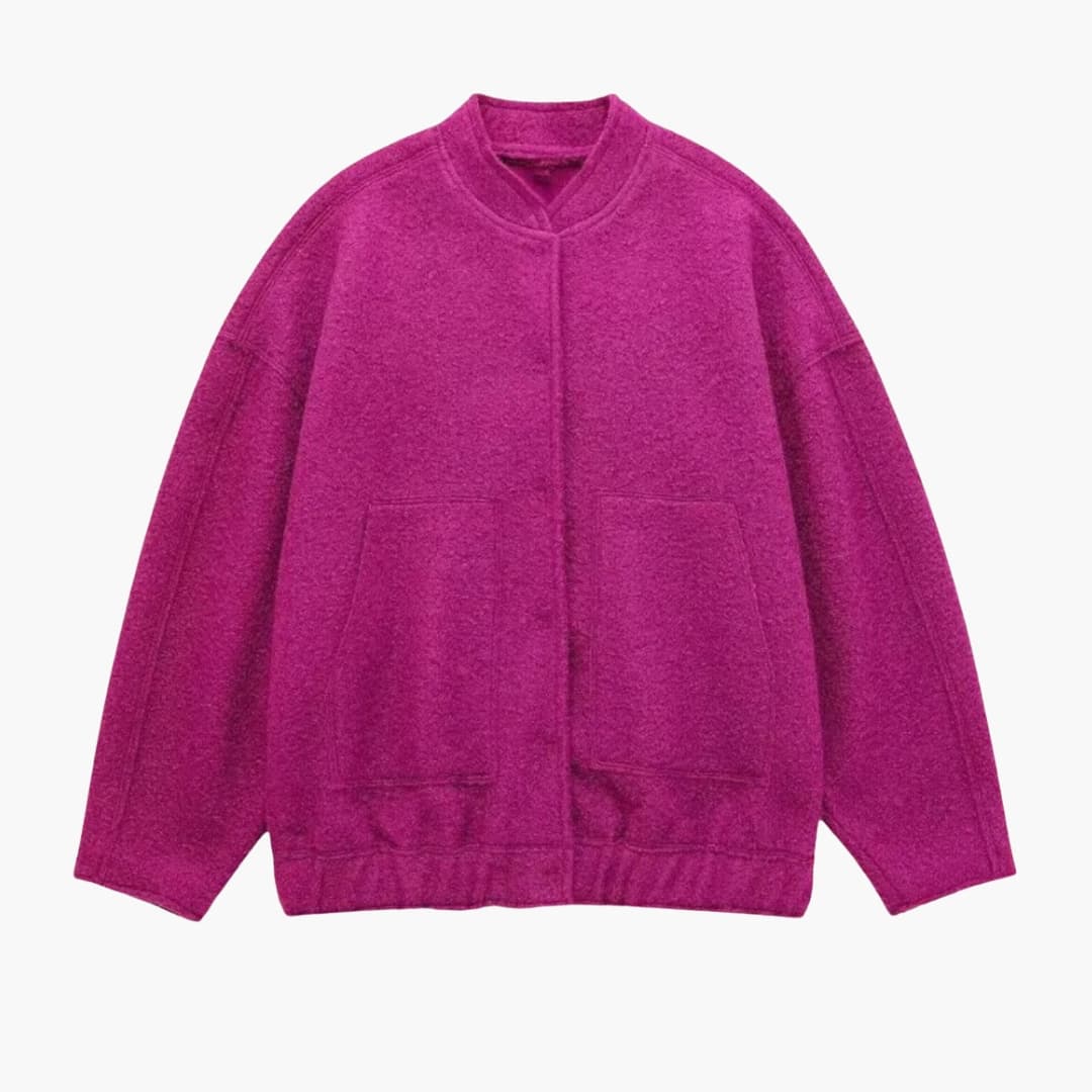 Unisex Oversized Jacke mit offener Front 3