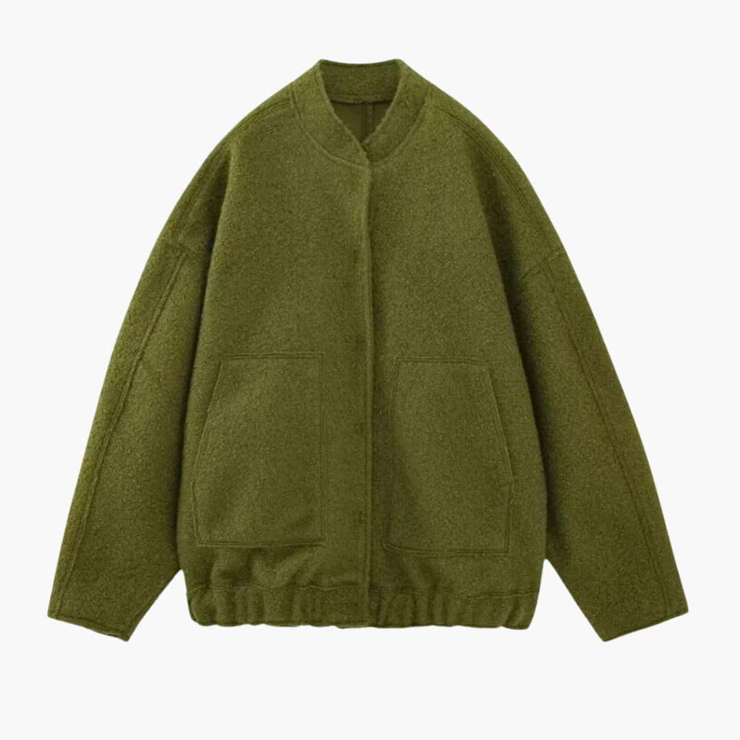 Unisex Oversized Jacke mit offener Front 4