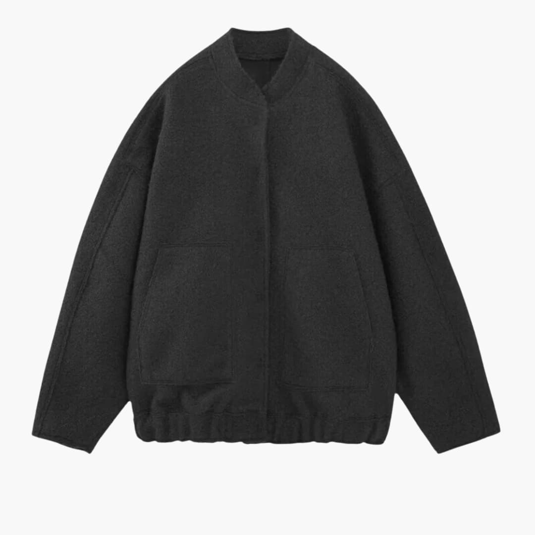Unisex Oversized Jacke mit offener Front 5