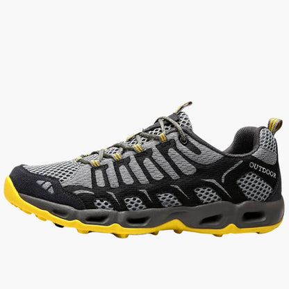 Unisex Wanderschuhe mit Mesh Obermaterial und strukturierter Sohle 0