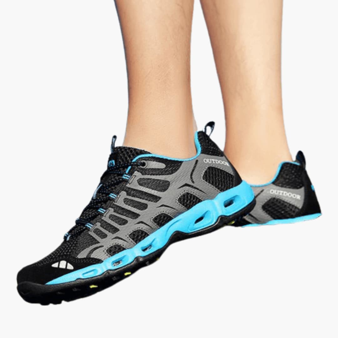 Unisex Wanderschuhe mit Mesh Obermaterial und strukturierter Sohle 4