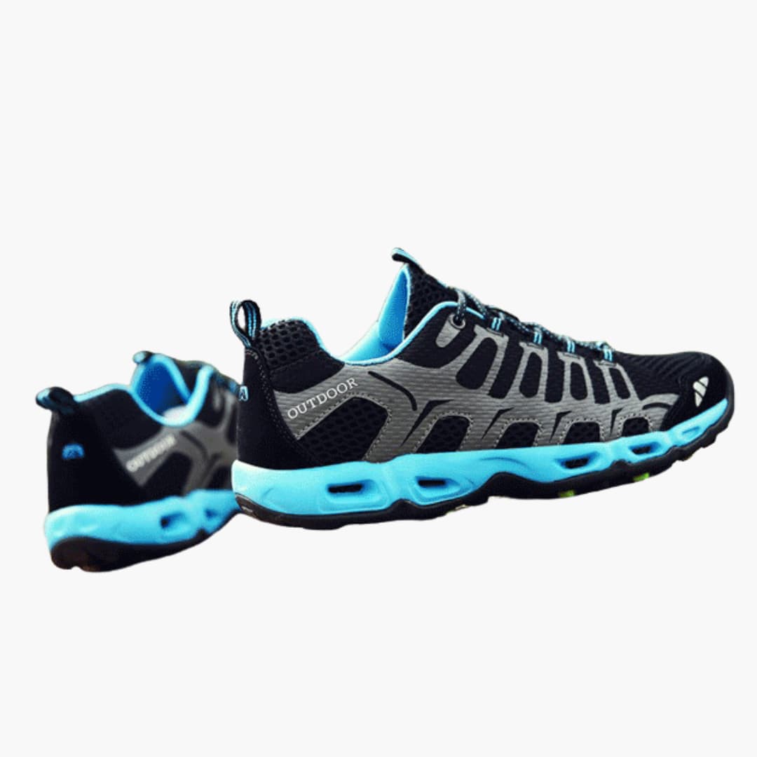 Unisex Wanderschuhe mit Mesh Obermaterial und strukturierter Sohle 5