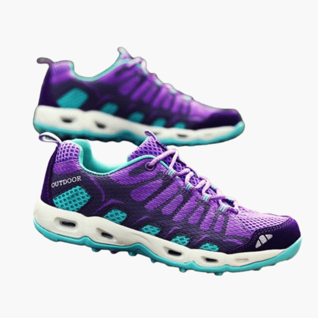 Unisex Wanderschuhe mit Mesh Obermaterial und strukturierter Sohle 7
