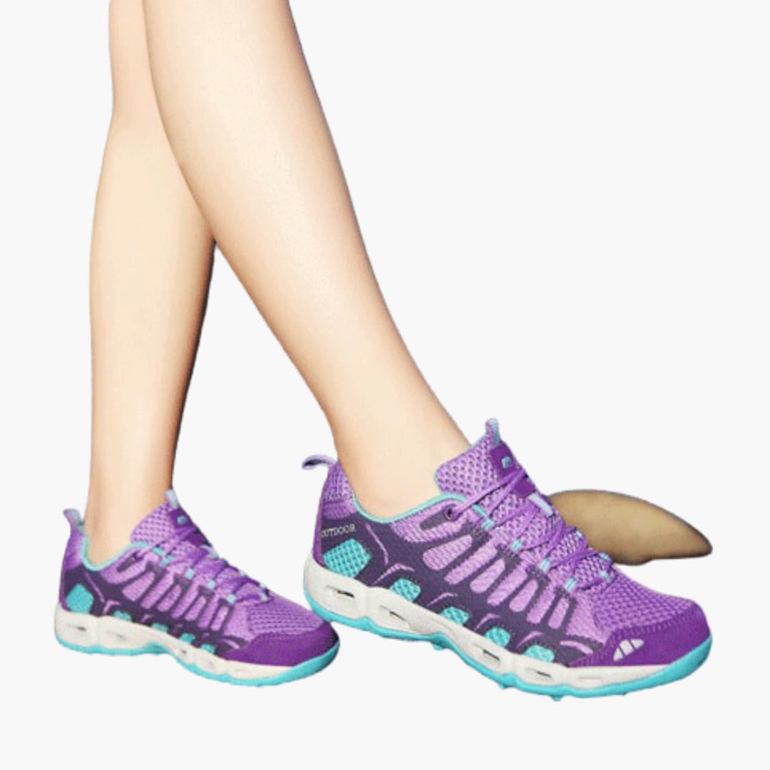 Unisex Wanderschuhe mit Mesh Obermaterial und strukturierter Sohle 8