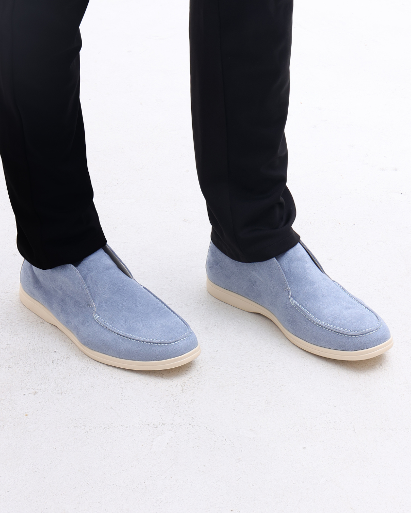 Herren Halbschuh Elegant Braun Lederschuhe Business