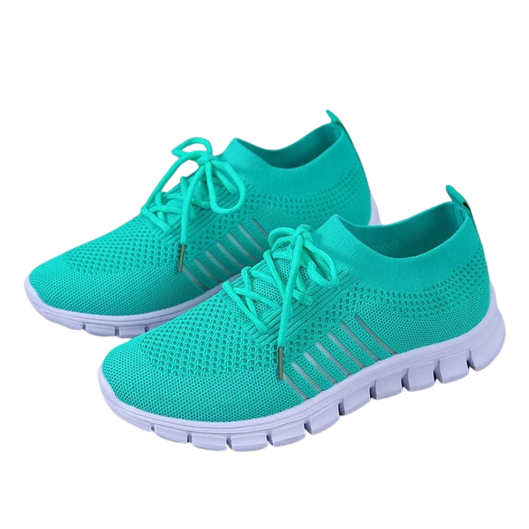 Damen Sneaker Weich Sohle Bequem Sportlich