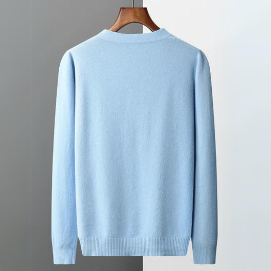 Weiche Cashmere Strickjacke V-Ausschnitt Leicht Modern