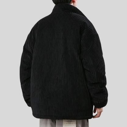 Herren Cordjacke Stilvoll Braun Modern