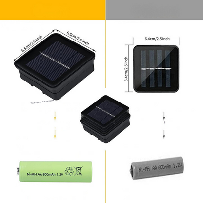Solar Lichterkette Wasserdicht 12m 100 LED