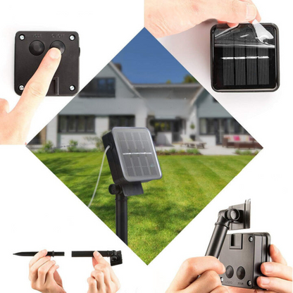 Solar Lichterkette Wasserdicht 12m 100 LED