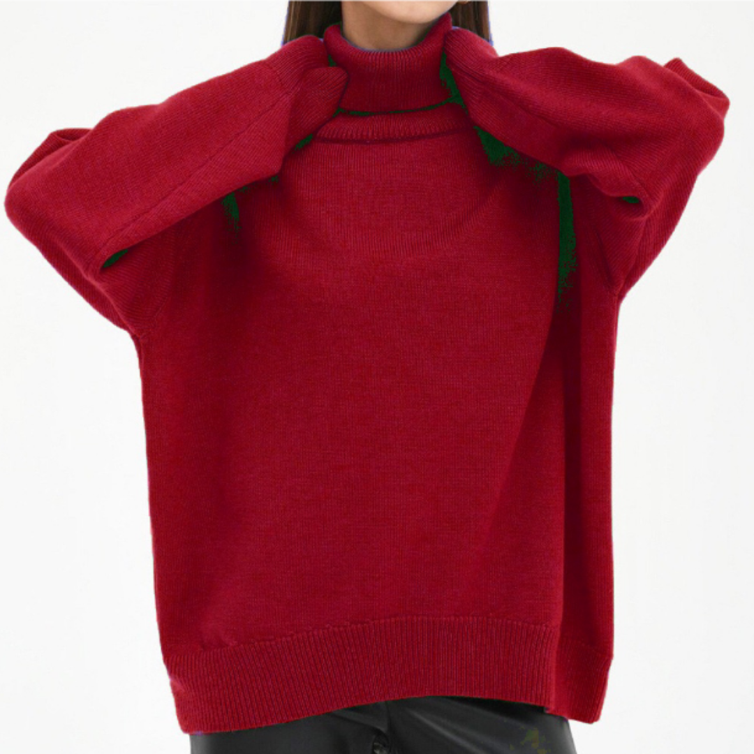 Eleganter Rollkragenpullover Premium Qualität