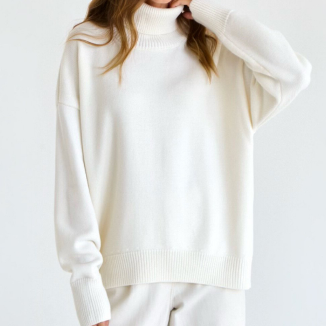 Eleganter Rollkragenpullover Premium Qualität