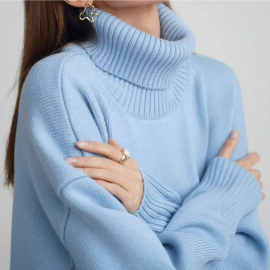 Eleganter Rollkragenpullover Premium Qualität