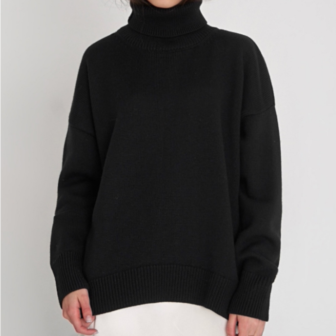 Eleganter Rollkragenpullover Premium Qualität