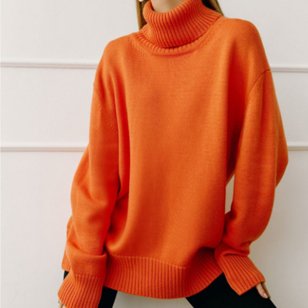 Eleganter Rollkragenpullover Premium Qualität - BerlinGlamour