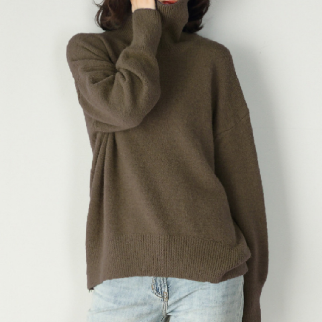 Eleganter Rollkragenpullover Premium Qualität
