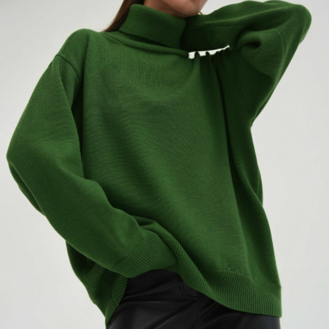 Eleganter Rollkragenpullover Premium Qualität