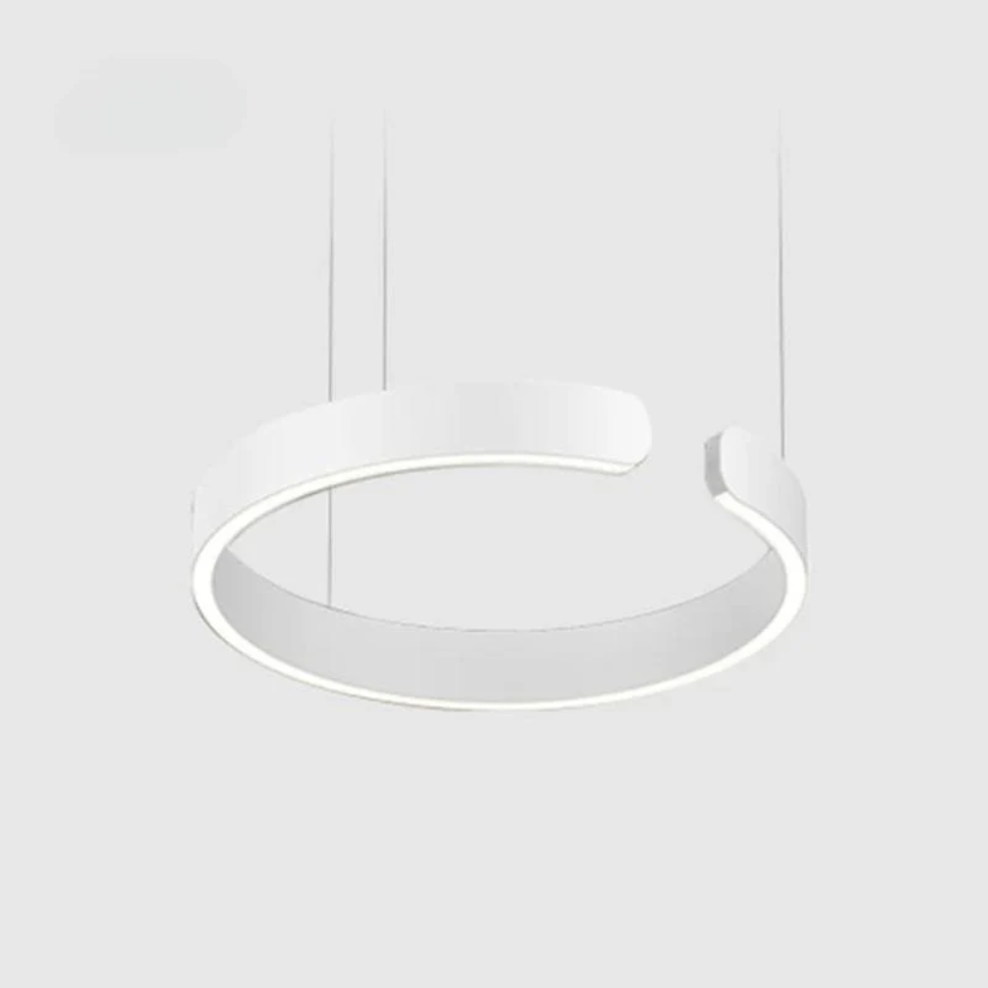 Moderne LED Pendelleuchte Ringform Dimmbar