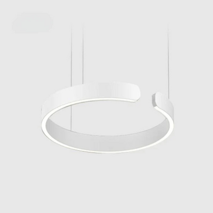 Moderne LED Pendelleuchte Ringform Dimmbar
