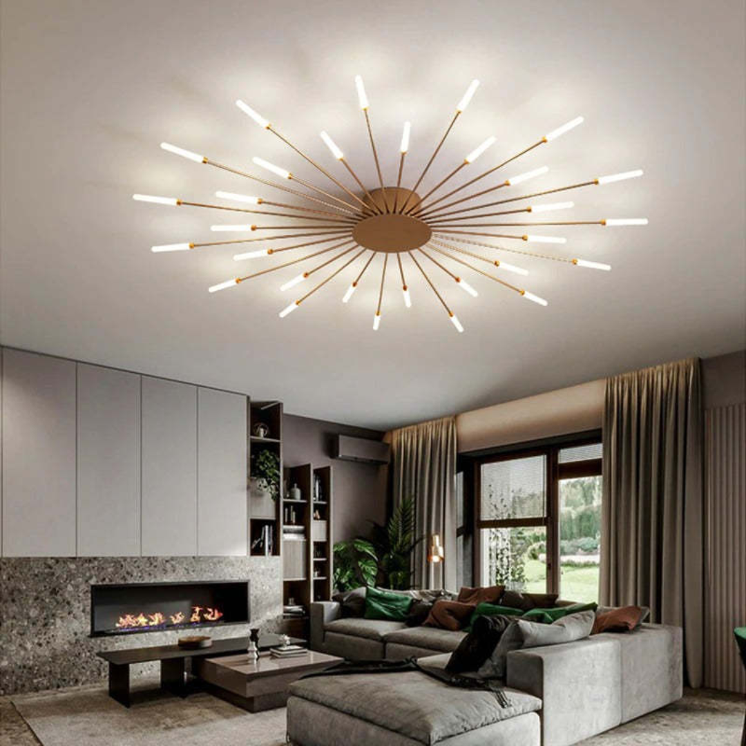 Große LED Deckenlampe Dimmbar Modern