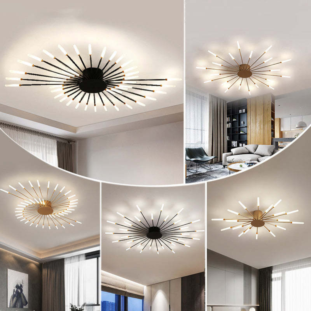 Große LED Deckenlampe Dimmbar Modern