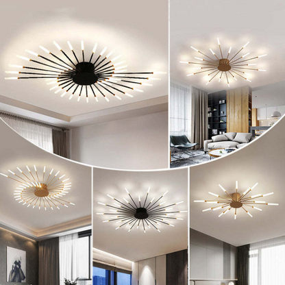 Große LED Deckenlampe Dimmbar Modern