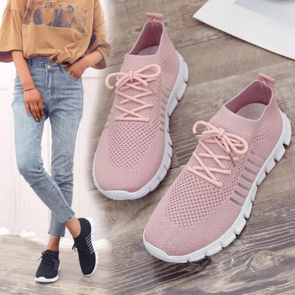 Damen Sneaker Weich Sohle Bequem Sportlich