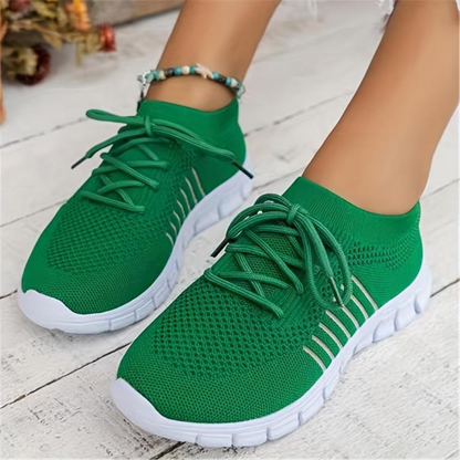 Damen Sneaker Weich Sohle Bequem Sportlich