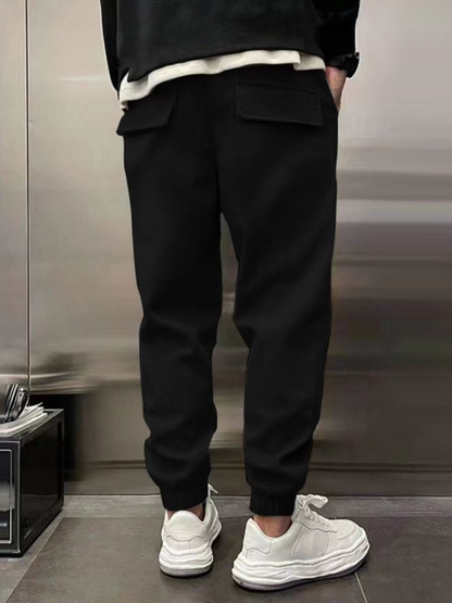 Bequeme Herren Jogginghose Klassisch Schwarz