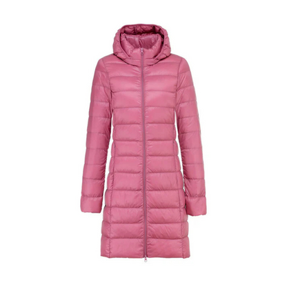 Wasserdichte Daunenjacke Damen Kapuze Warm