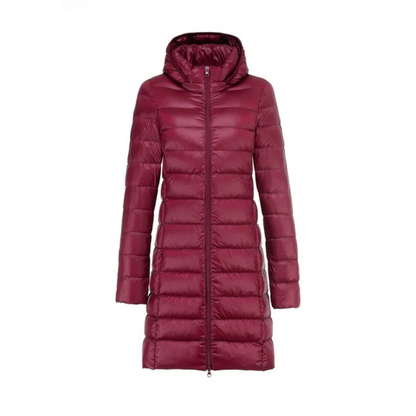 Wasserdichte Daunenjacke Damen Kapuze Warm