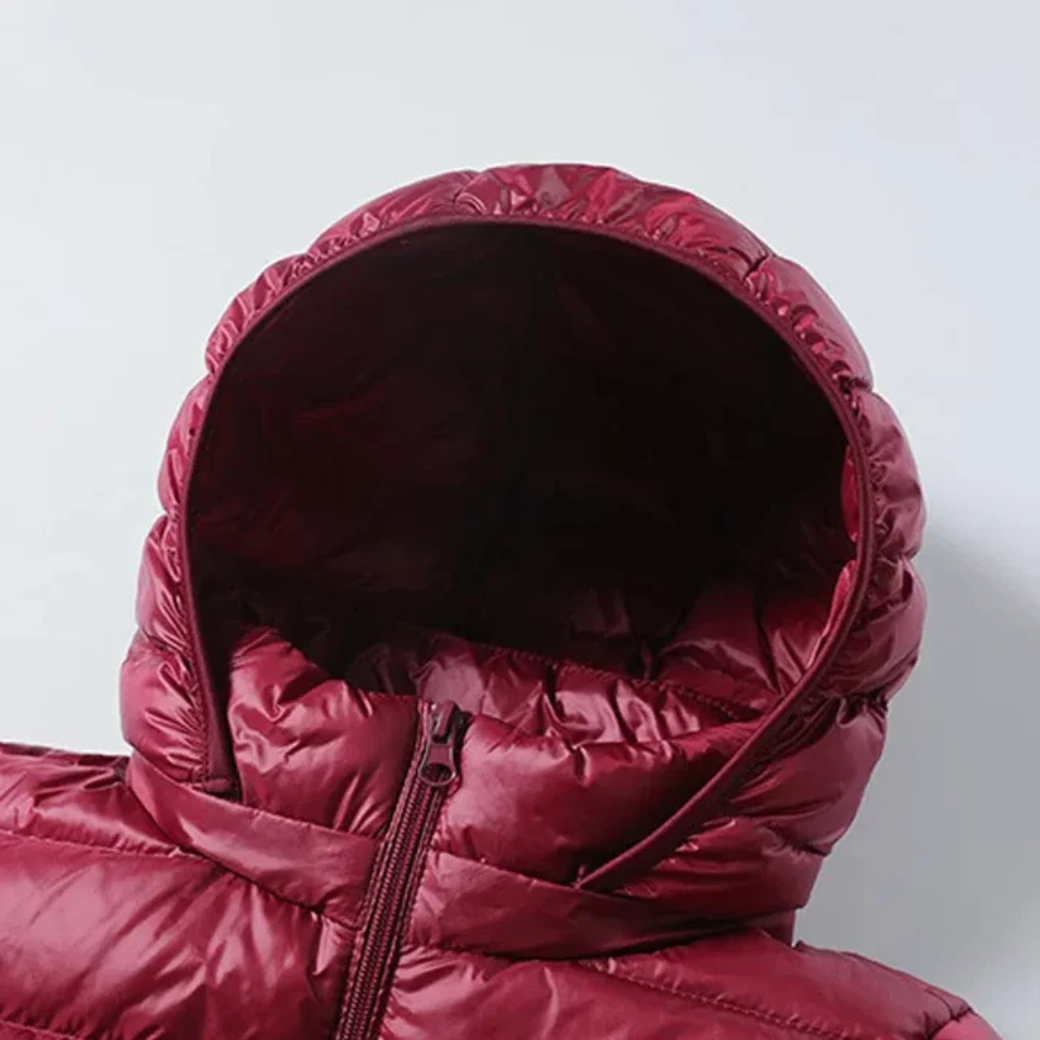 Wasserdichte Daunenjacke Damen Kapuze Warm