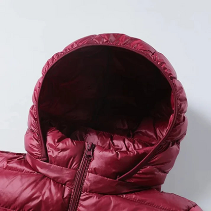 Wasserdichte Daunenjacke Damen Kapuze Warm