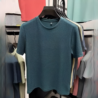 Herren Sommer-T-Shirt Elegantes Leicht Baumwolle - BerlinGlamour