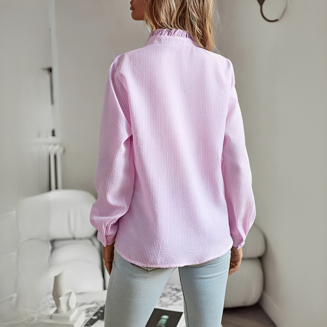 Elegante Damenbluse Stilvoll Damenoberteil Modern