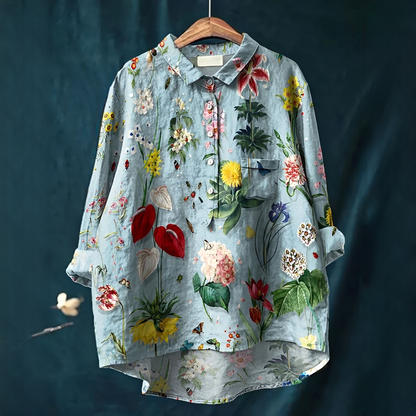 Frauen Bluse Vintage Style Trendig - BerlinGlamour