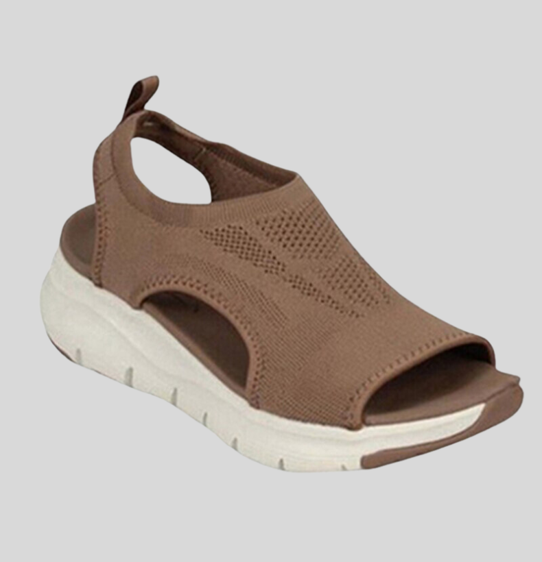 Damen Sandalen Bequem Offene Zehen Frühling