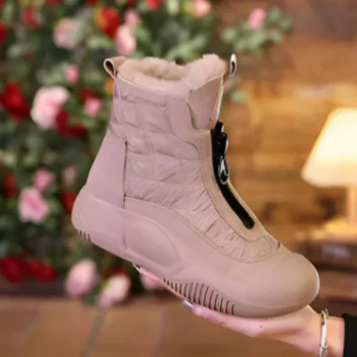 Wasserdichte Schneestiefel Damen Warm Winterstiefel