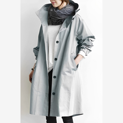 Wasserdichte Winterjacke mit Kapuze Lang
