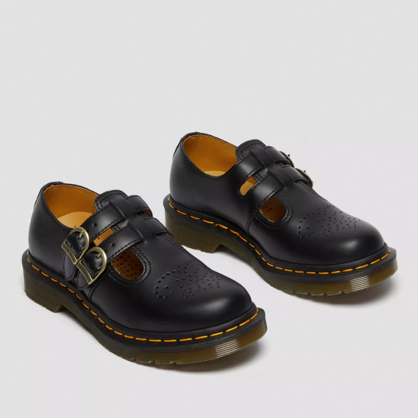 Damen Mary Janes Schuhe Mit Doppelter Schnalle Frühling