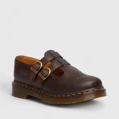 Damen Mary Janes Schuhe Mit Doppelter Schnalle Frühling