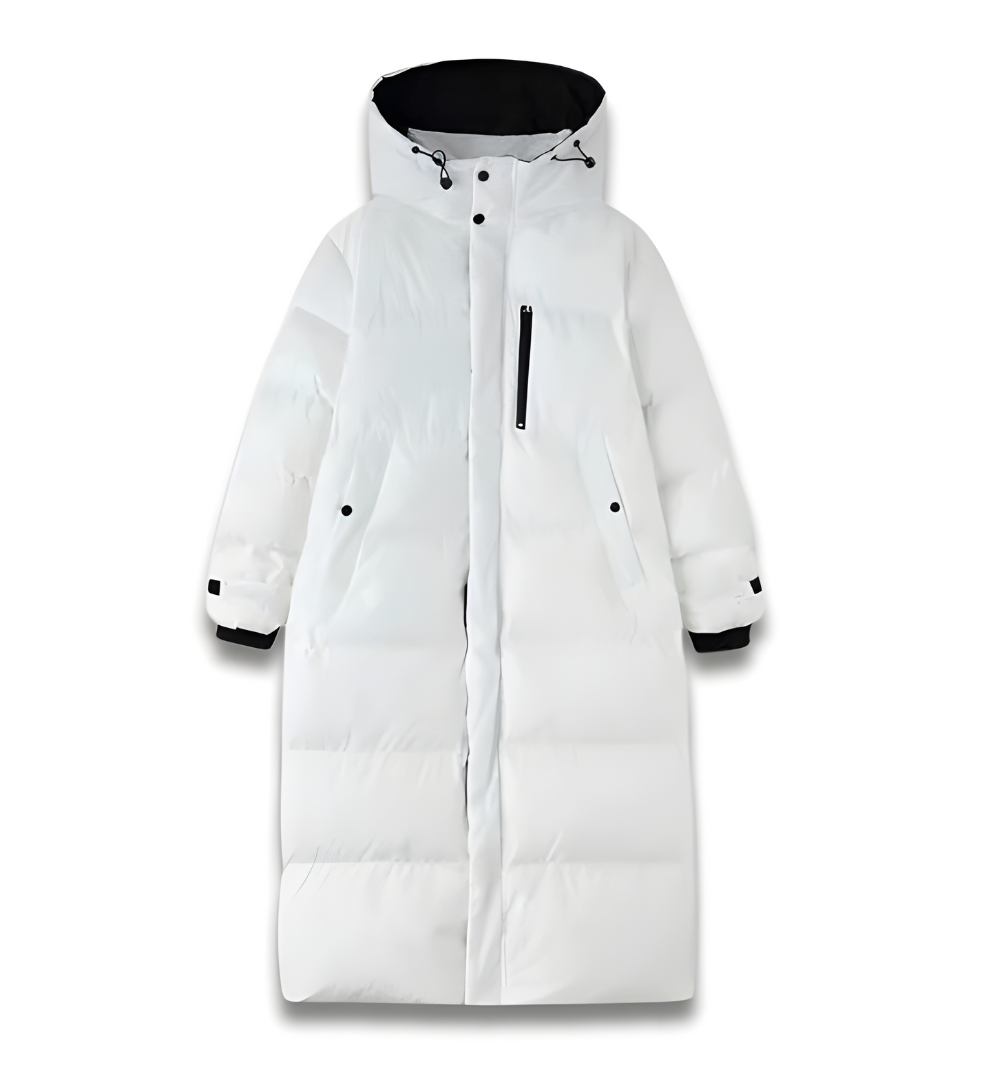 Damen Winterjacke Langärmelig Stilvoll Warm