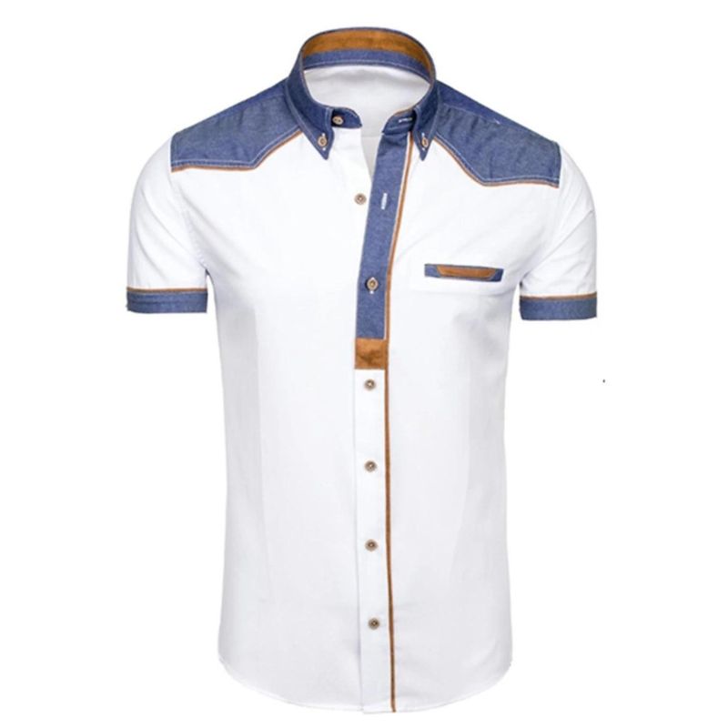 Herren Polo-Hemd Klassisch Elegant Slimfit
